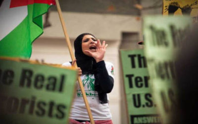Las mujeres se enfrentan a diario contra el sionismo genocida