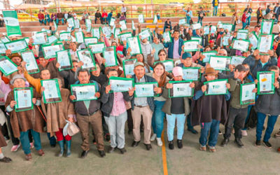 El Gobierno del Cambio entregó 534 títulos de propiedad sobre 566 hectáreas de tierra en Boyacá