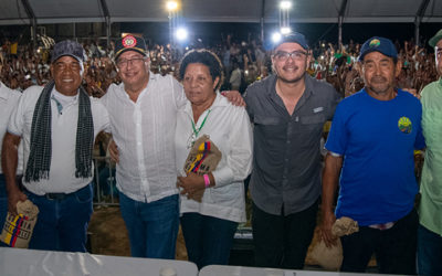 El presidente Petro entrega de 7.244 hectáreas a familias víctimas de la violencia en Chimichagua