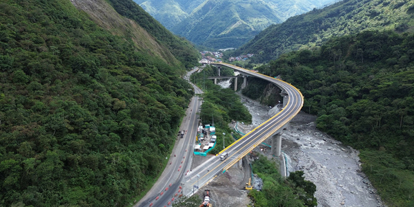 Viaducto del km 58 entre Bogotá-Villavicencio entrará en servicio a finales de enero