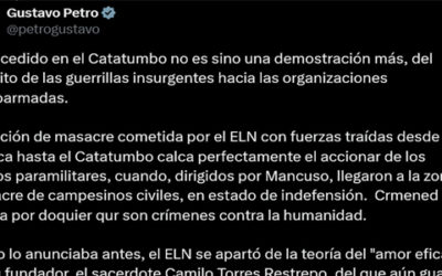“El Eln ha escogido el camino de la guerra y guerra tendrá”, presidente Gustavo Petro