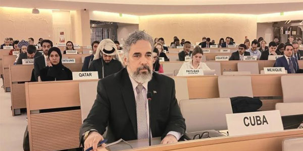 Cuba califica en ONU-Ginebra de genocidio crímenes contra Palestina