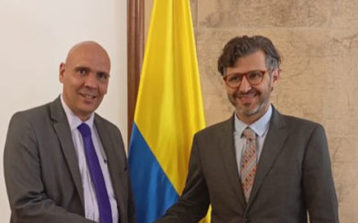 Vicecanciller colombiano dialogó con embajador de Cuba en Bogotá