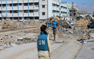 Heridos dos franceses empleados de la ONU en Gaza