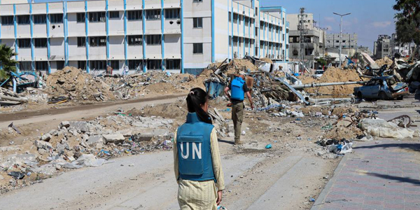 Heridos dos franceses empleados de la ONU en Gaza