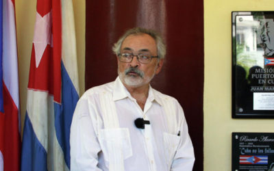Julio Muriente ratifica en Cuba apoyo a pueblo palestino