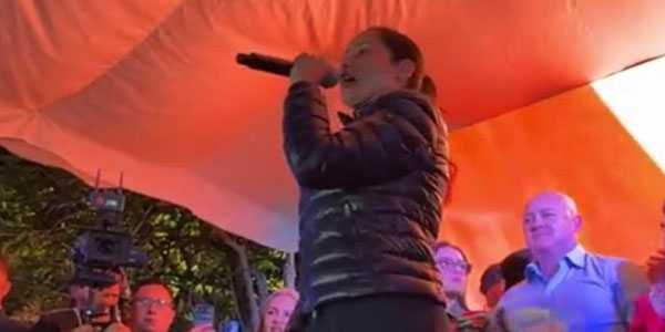 Luisa González desconoce resultados electorales en Ecuador