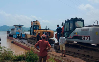 Con asistencia humanitaria y obra de emergencia en el río Cauca, la UNGRD le responde a La Mojana