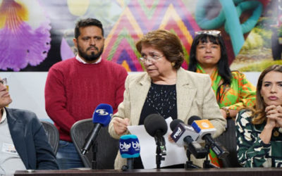 “Hasta el final, defenderemos los derechos del pueblo trabajador”: Aída Avella