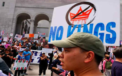 Protestas «Sin Reyes» congrega a millones en Estados Unidos