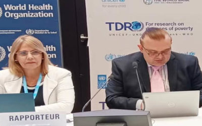 Electa representante de Cuba Relatora en importante programa de OMS