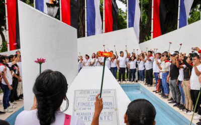 Rinden homenaje en Nicaragua a fundador del FSLN