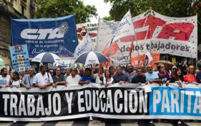 Miércoles de reclamos contra el ajuste del gobierno argentino