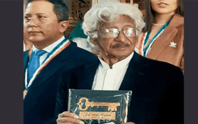 Arlés Herrera recibió las llaves de la ciudad