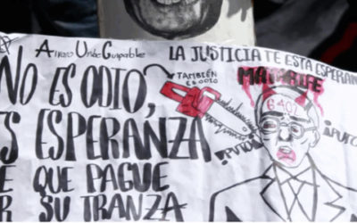 La condena es contra el poder tradicional