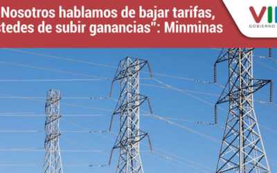 “Nosotros hablamos de bajar tarifas, ustedes de subir ganancias”: Minminas