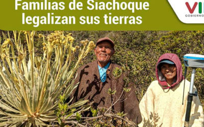 Familias de Siachoque legalizan sus tierras