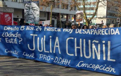 Mapuche chilena Julia Chuñil cumple ocho meses desaparecida