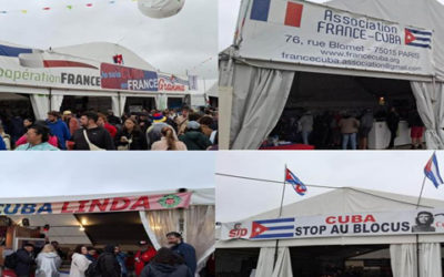 Respaldo a Cuba protagonista en Fête de l’Humanité