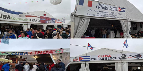 Respaldo a Cuba protagonista en Fête de l’Humanité