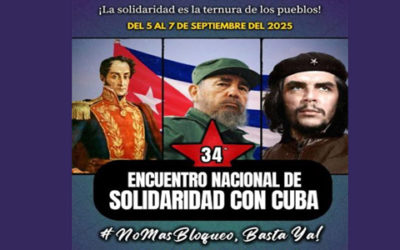 Celebran Encuentro Nacional de Solidaridad con Cuba en Cali, Colombia