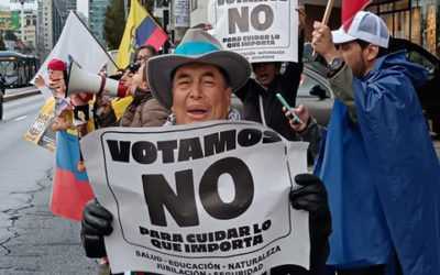 Ecuador dijo No a Noboa, a las bases militares y a la Constituyente