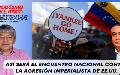 Así será el encuentro nacional contra la agresión imperialista de EE.UU.