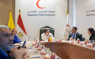 Colombia ofrece experiencia para apoyo humanitario a Gaza: presidente Petro, en reunión con Media Luna Roja