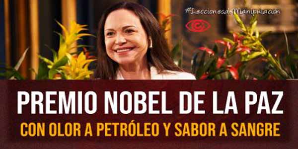 Premio Nobel de la Paz con olor a petróleo y sabor a sangre