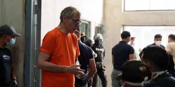 Abogada denuncia riesgo vital de exvicepresidente Glas en Ecuador