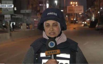 Reportera de Press TV herida por fuego israelí durante cobertura en Al-Quds