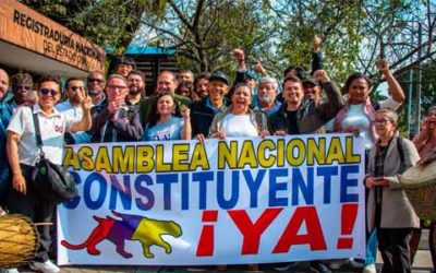 Inscribieron el comité ciudadano para impulsar una Constituyente por las reformas sociales