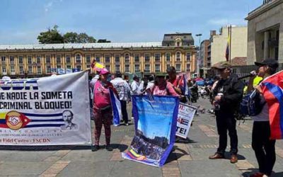 Exigieron en Bogotá fin del bloqueo de EEUU contra Cuba