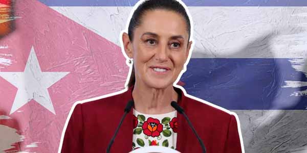 La presidenta mexicana Claudia Sheinbaum afirma estar orgullosa de apoyar al pueblo de Cuba