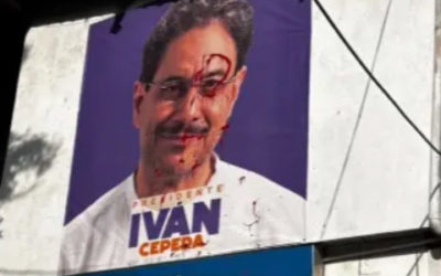Vandalizan sede de campaña del candidato presidencial Iván Cepeda en Medellín el mismo día que fue inaugurada