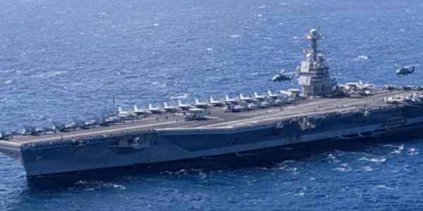 Portaaviones de EE.UU. arriba a Ecuador pese al rechazo popular a tropas extranjeras