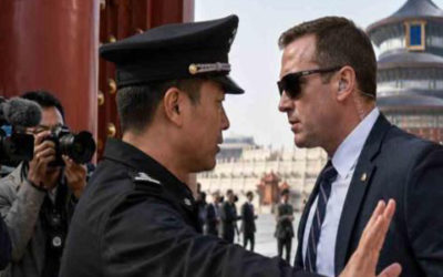 Viaje de Trump, marcado por choques entre agentes de EE.UU. y China