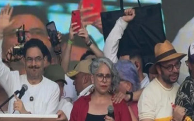 El candidato Iván Cepeda cierra su campaña presidencial en Barranquilla