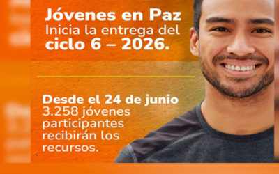 Jóvenes en Paz: Prosperidad Social inicia la entrega de la sexta transferencia monetaria de 2026