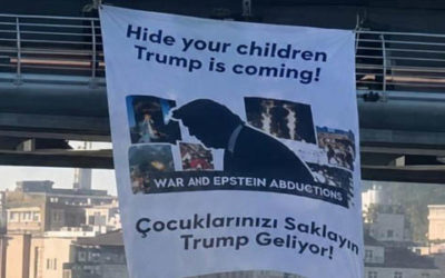 Así reciben a Trump en Turquía: ¡Escondan a sus hijos, que viene!