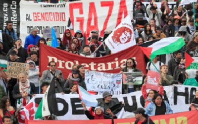 Protestan en Bogotá contra vínculos de De la Espriella con Israel