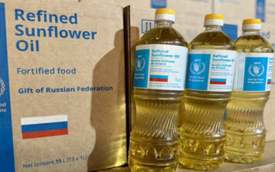 Rusia entrega a Cuba 750 toneladas de aceite vegetal