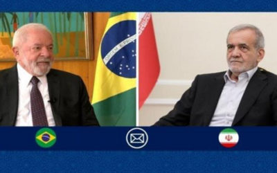 Presidente de Irán felicita a Lula por su victoria electoral en Brasil