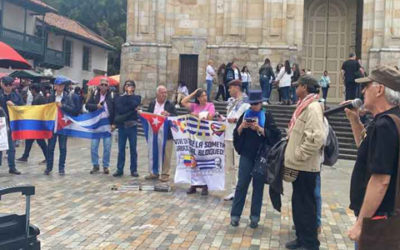 Activistas solidarios reclamaron en Colombia cese del bloqueo a Cuba