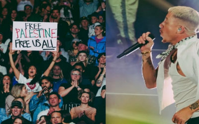 Rapero Macklemore arranca en Dublín la gira “Free Palestine Tour” tras ruptura con Ed Sheeran